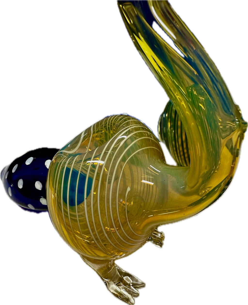 Ripkitty 5” Peacock Dry Herb Hand Pipe
