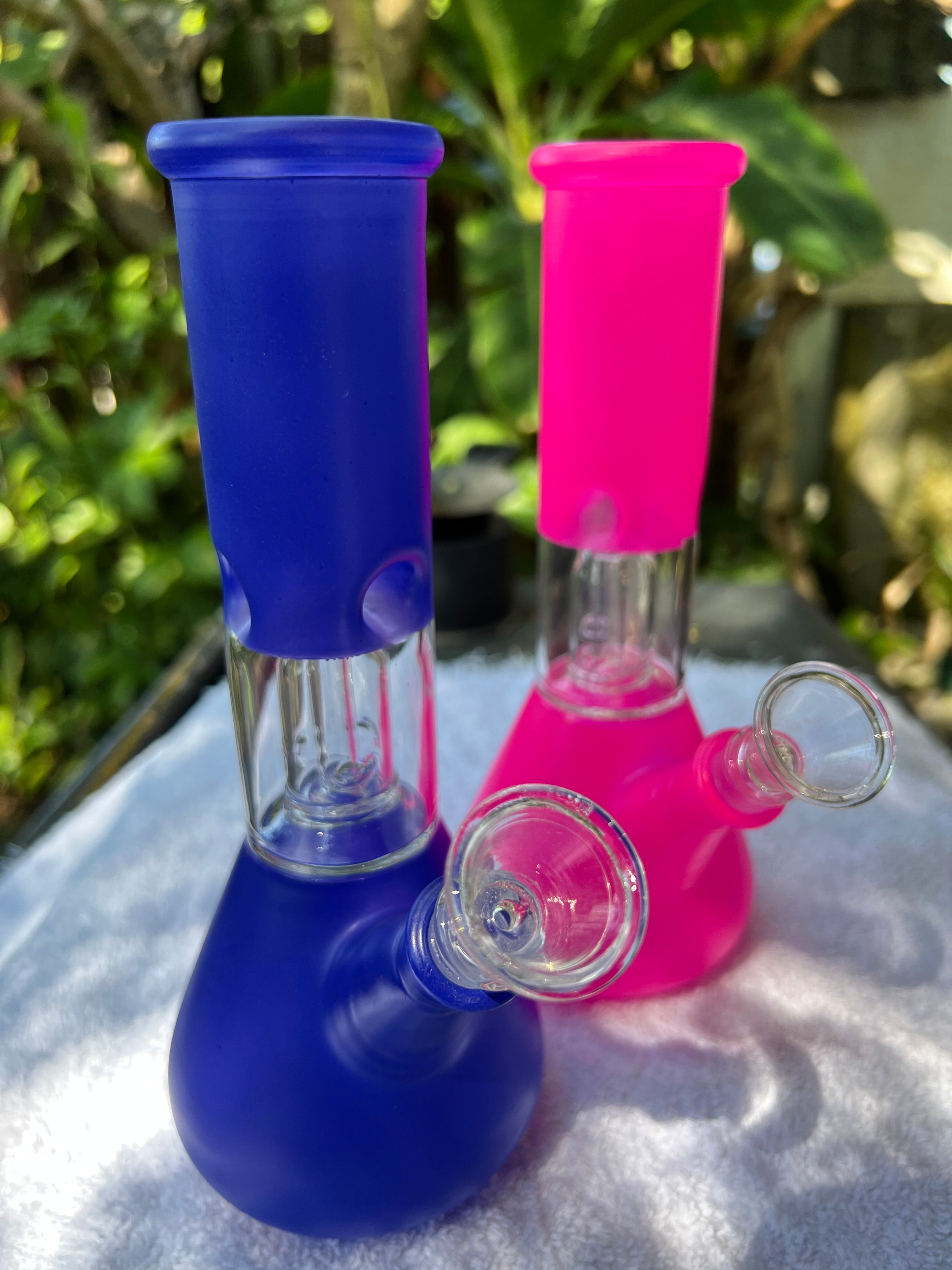 Ripkitty 8” Premium Dome Decorative Glassware Painted Color Design