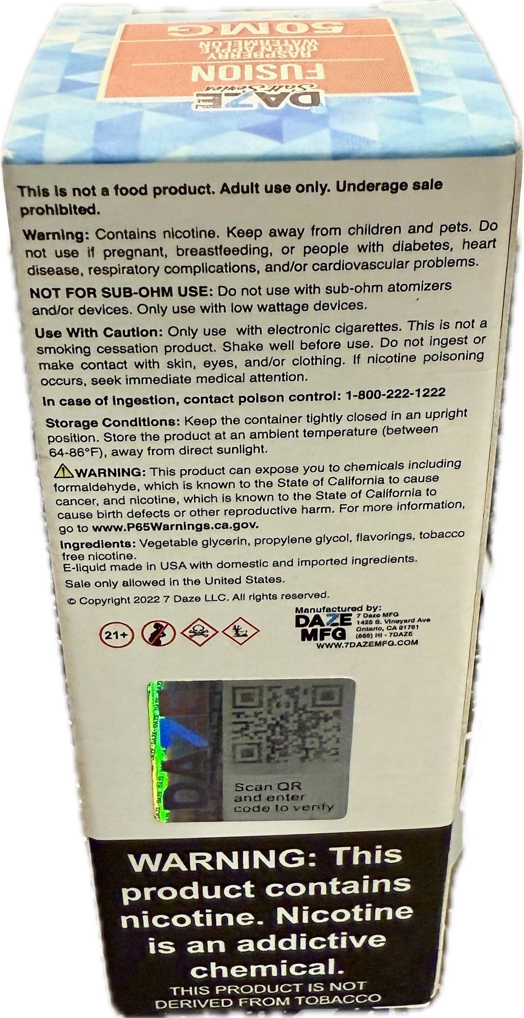 Daze Salt Series Various