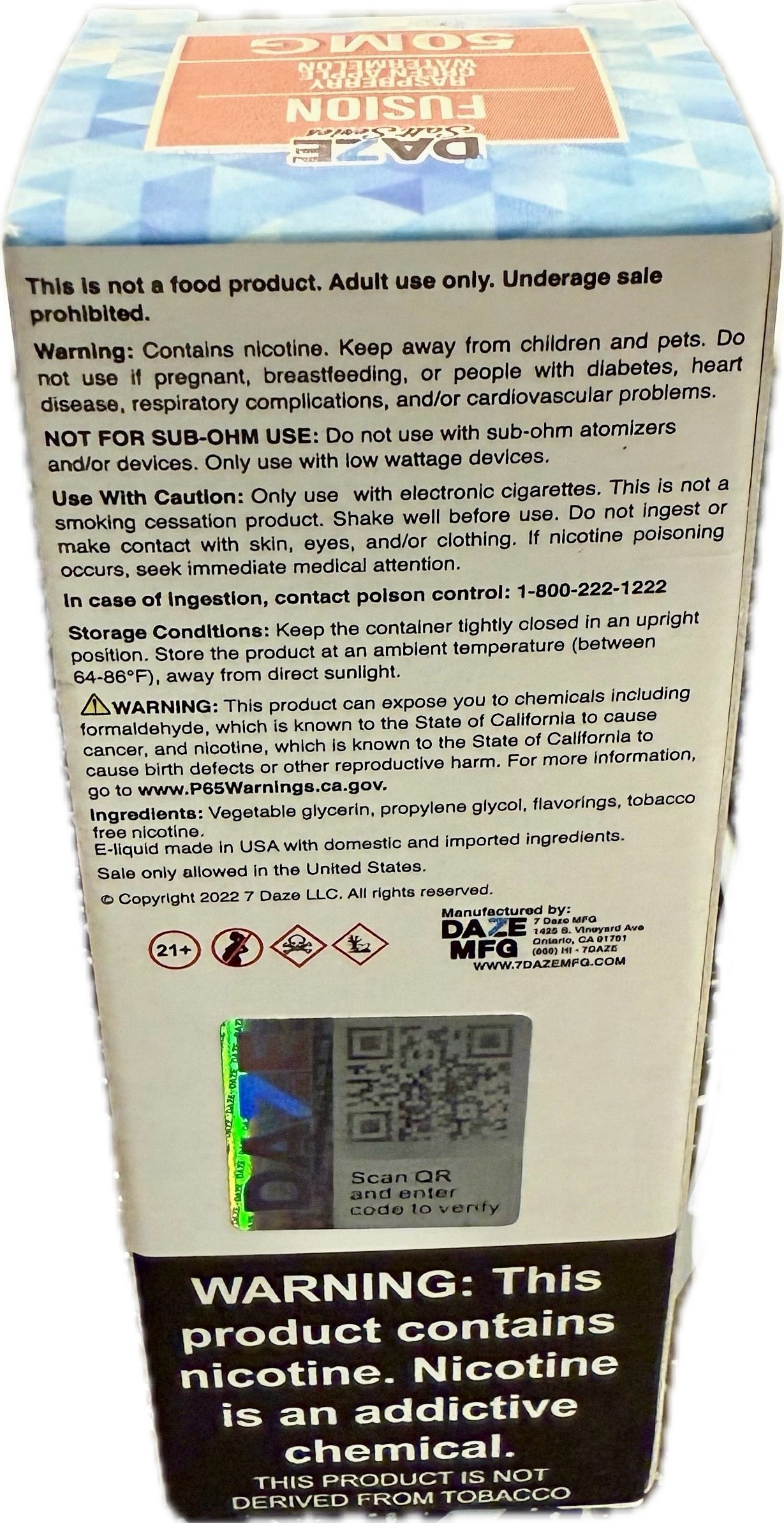 Daze Salt Series Various