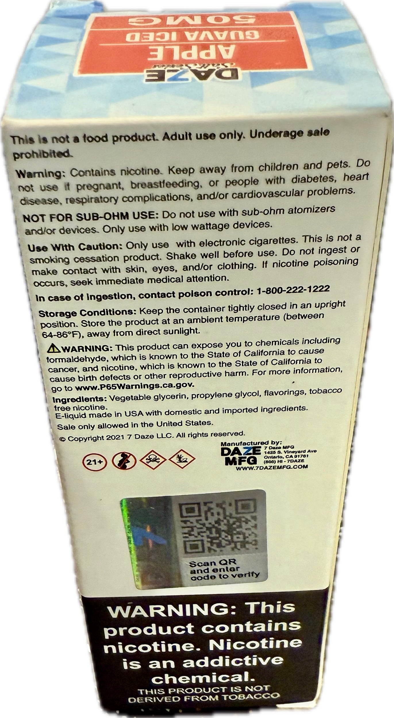 Daze Salt Series E-Liquids