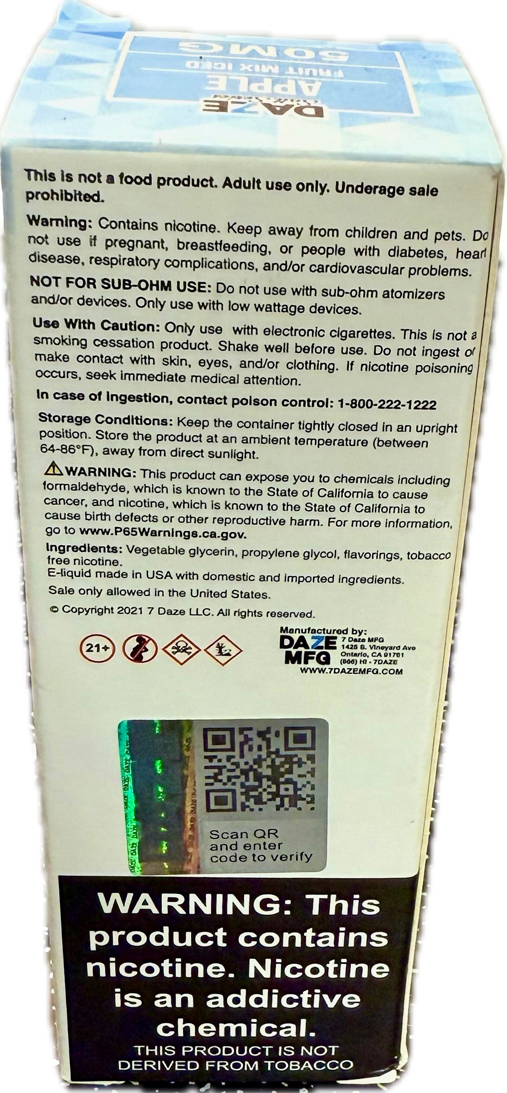 Daze Salt Series Various