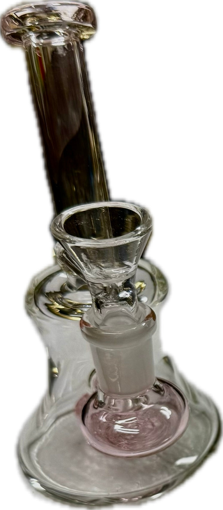 Ripkitty 7” Conical Bong Color Shower with 14mm Male Bowl