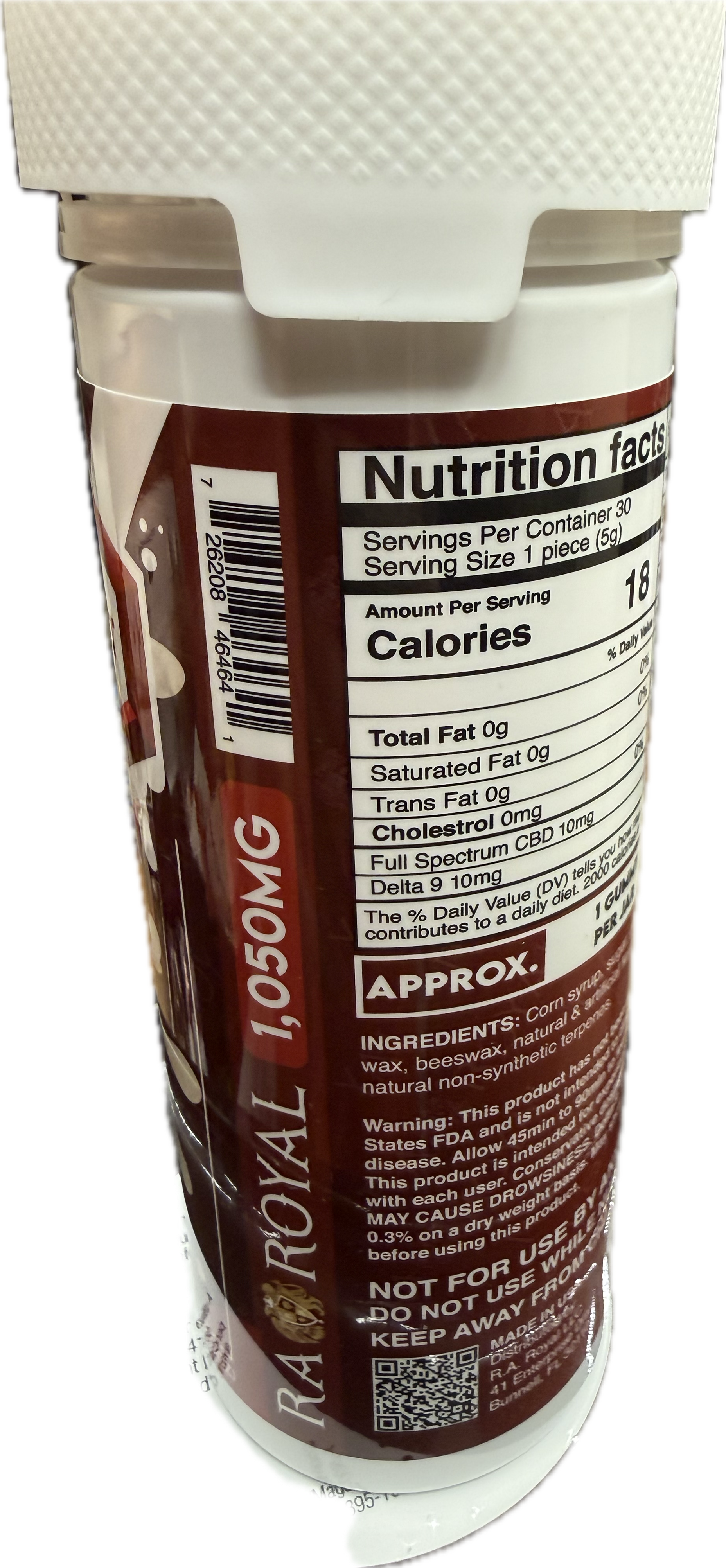 RA ROYAL - D9/THCP - GUMMIES - VARIOUS