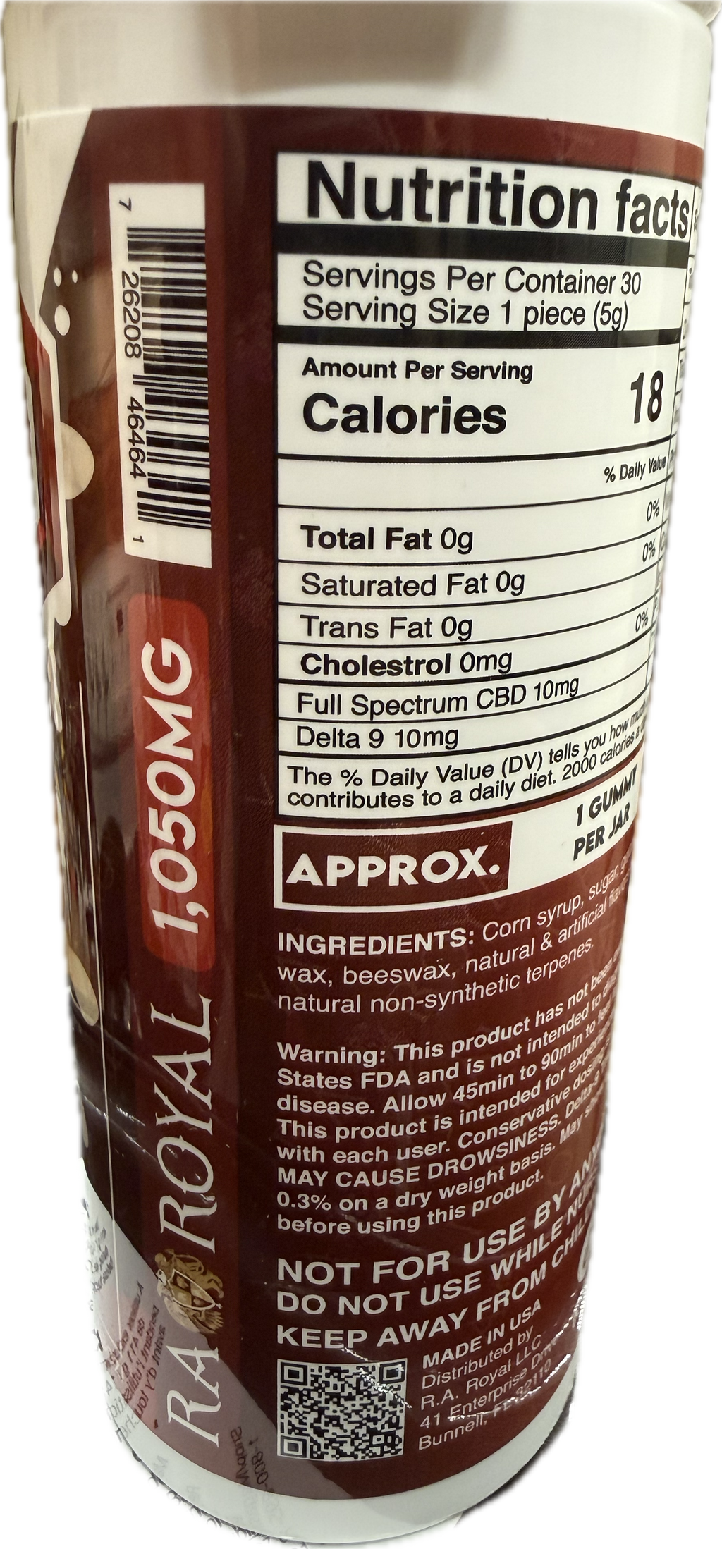 RA ROYAL - D9/THCP - GUMMIES - VARIOUS