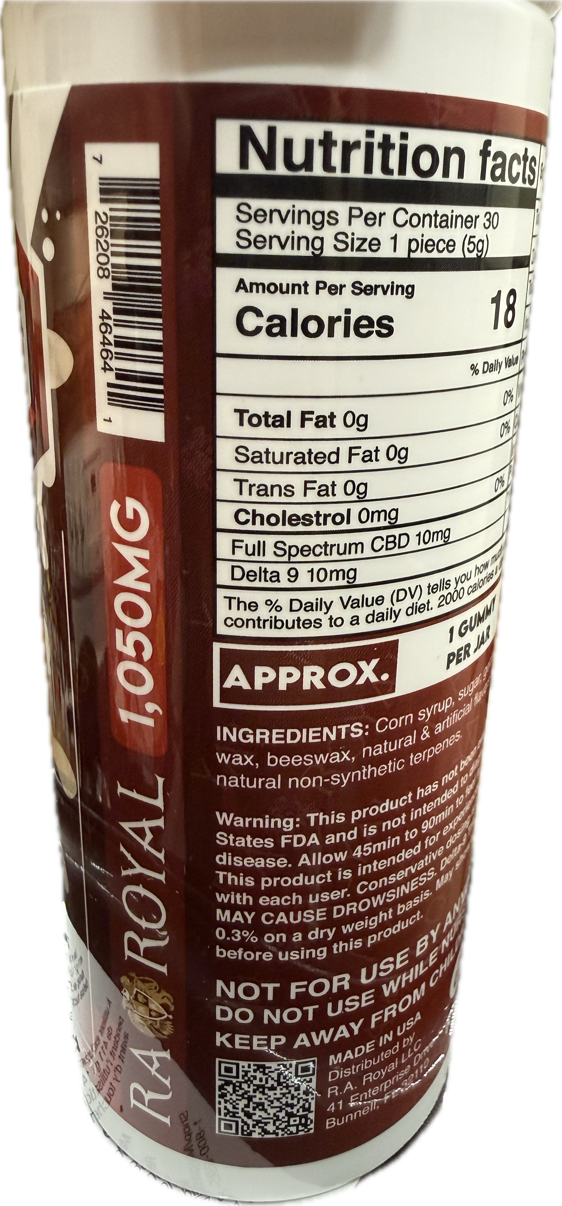 RA ROYAL - D9/THCP - GUMMIES - VARIOUS