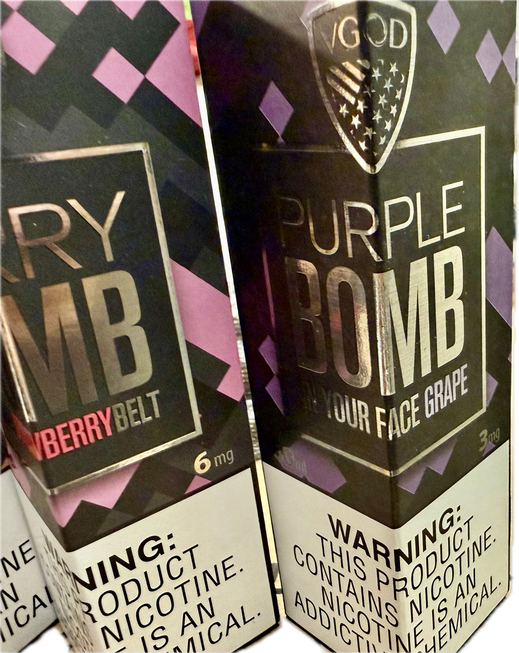 VGOD Iced “BOMB” E-Liquid Nicotine Solution Various Flavors