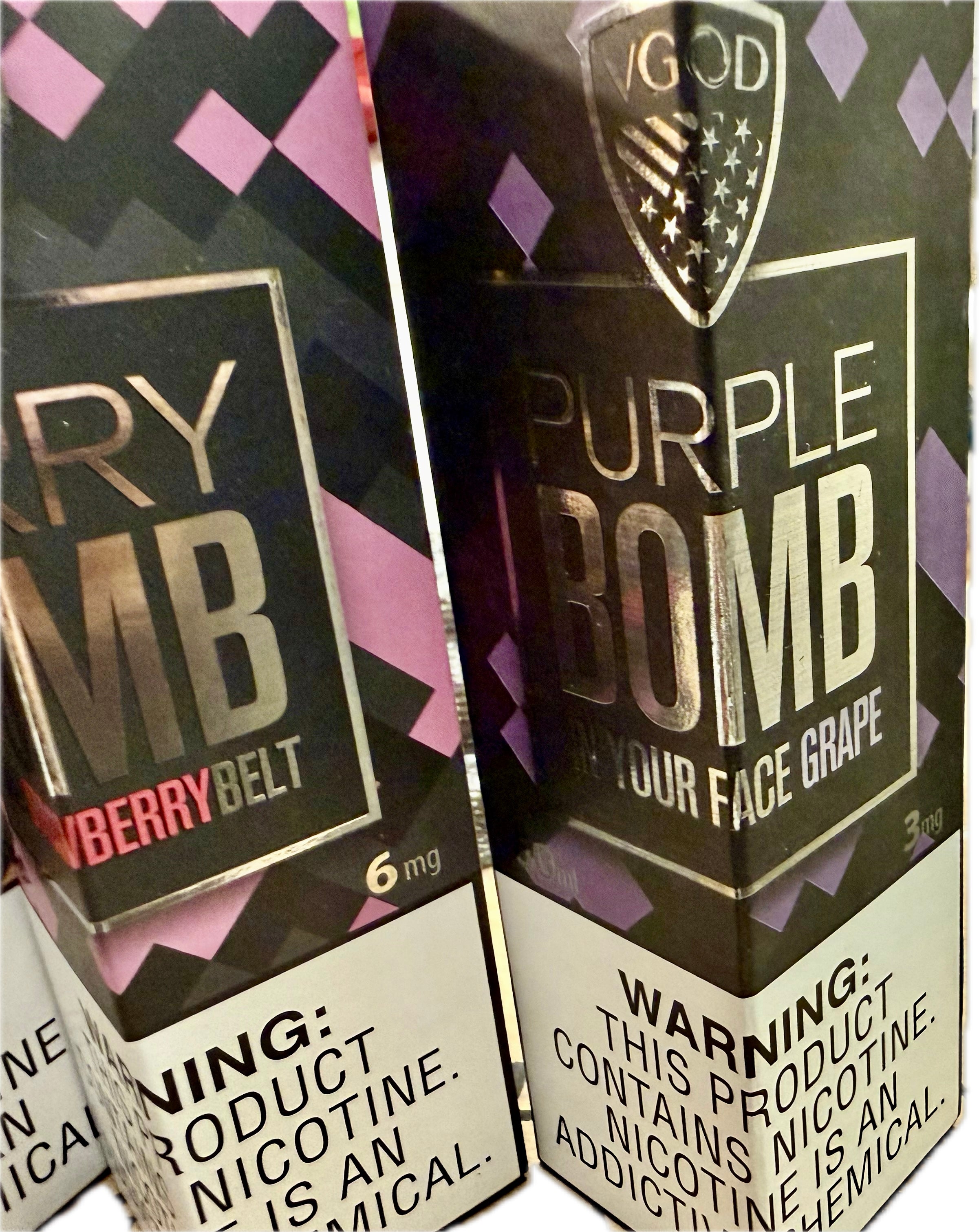 VGOD Iced “BOMB” E-Liquid Nicotine Solution Various Flavors