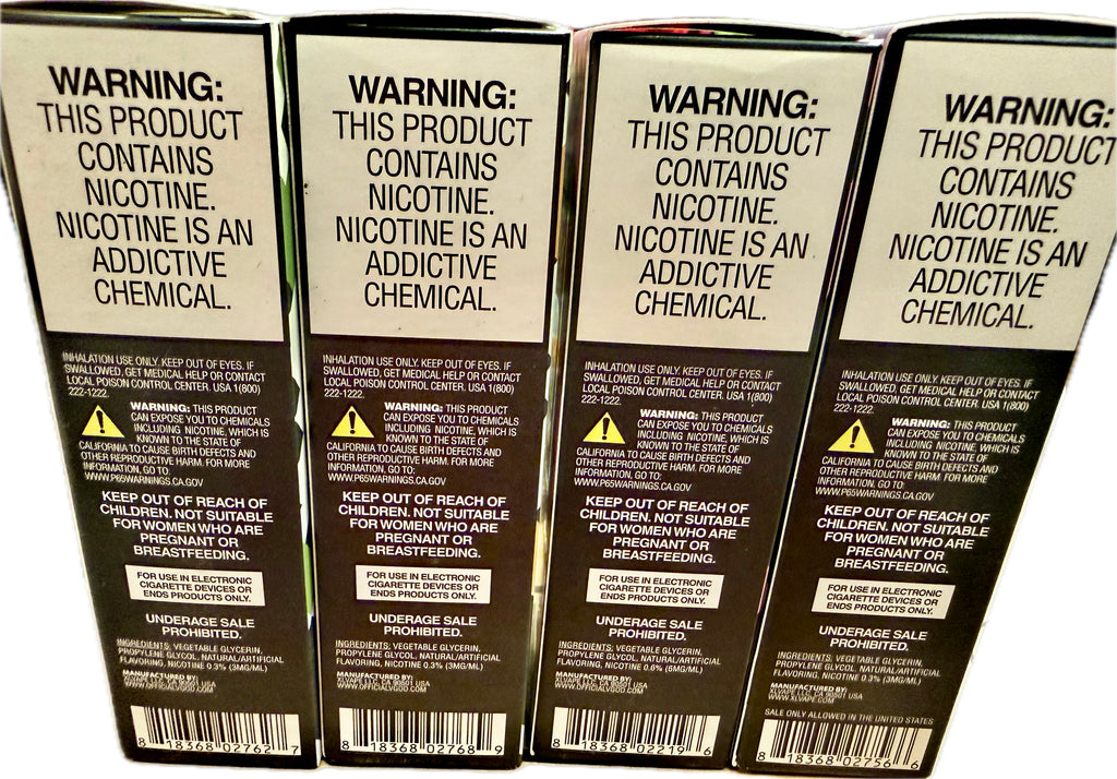 VGOD Iced “BOMB” E-Liquid Nicotine Solution Various Flavors