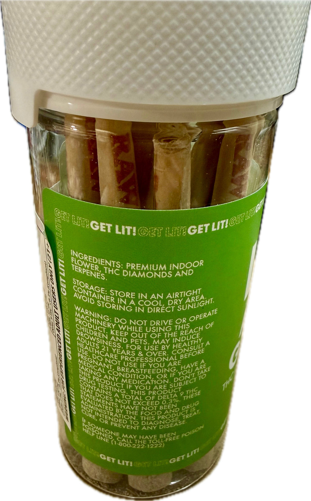 DIAMOND LIT - LIQUID DIAMONDS - 2G - PRE ROLL - 10CT