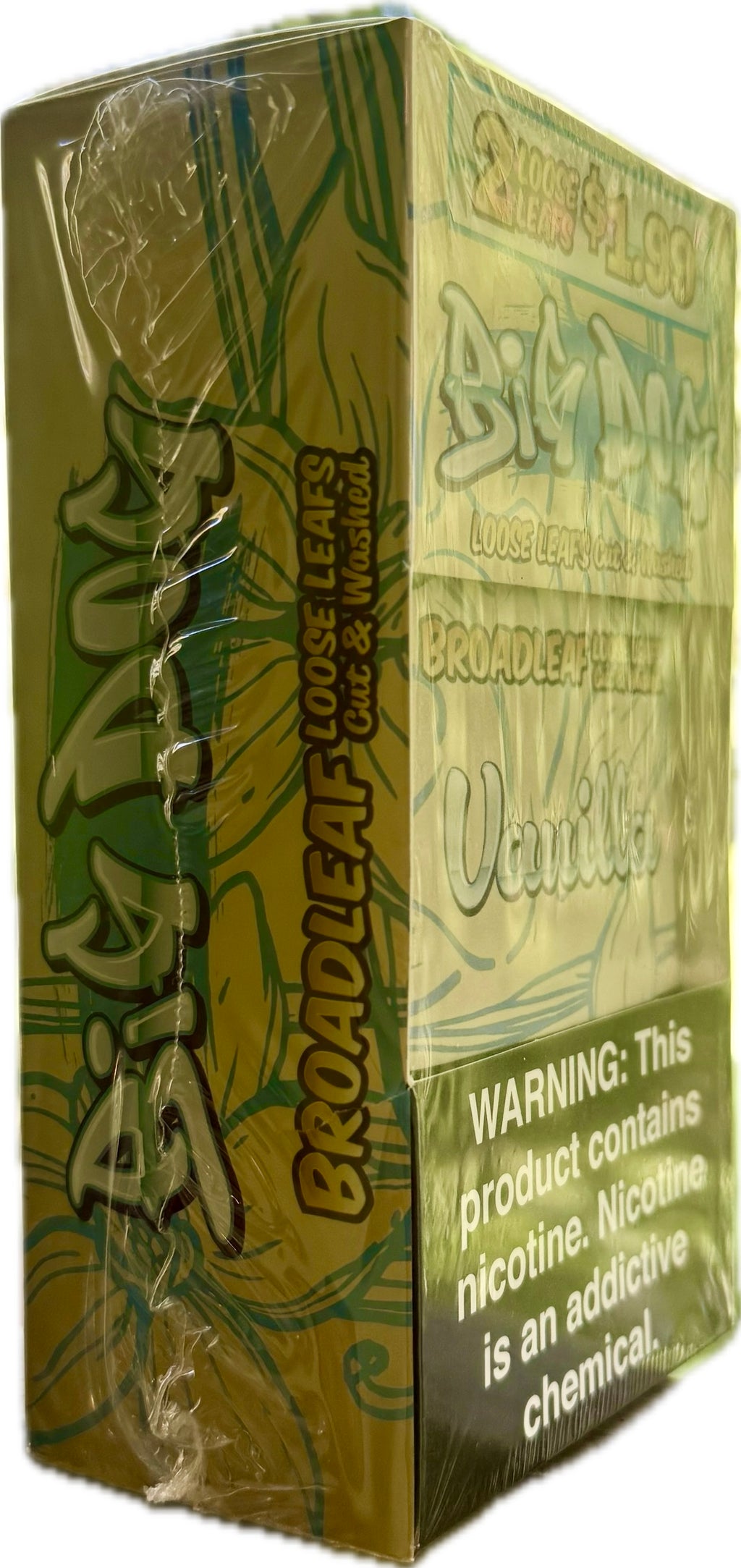 Big Dog Wraps - Kiwi Strawberry 2 Ct, Vanilla 2 Ct (4 pack)