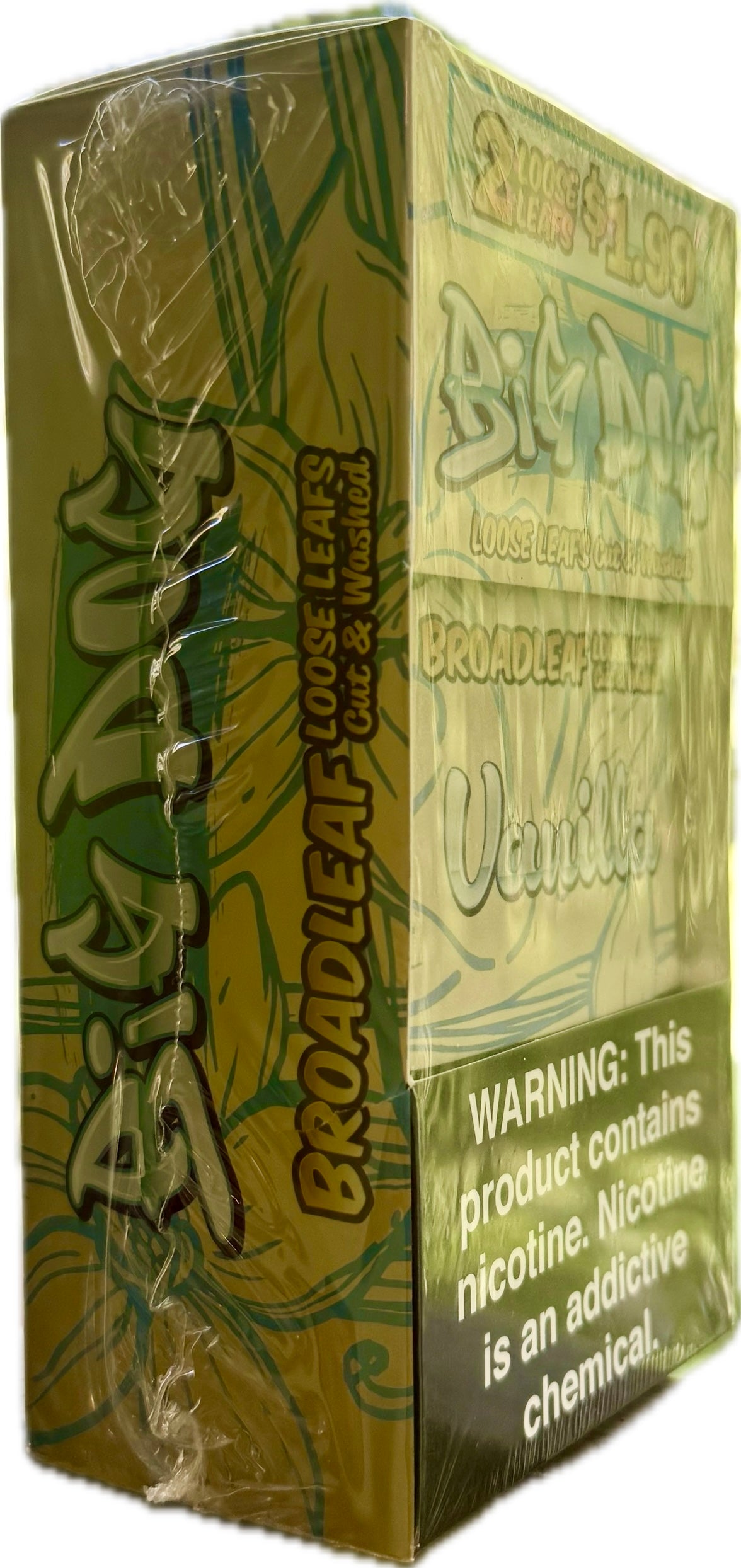 Big Dog Wraps - Kiwi Strawberry 2 Ct, Vanilla 2 Ct (4 pack)